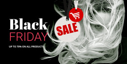 Sale Block With Dark Background - HTML Template
