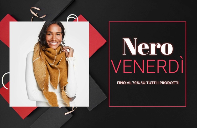 Venerdì nero Modelli di Website Builder