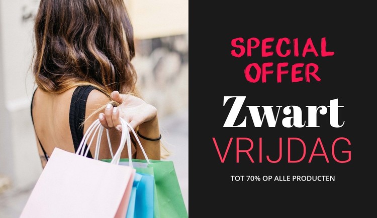 Speciale aanbieding voor jou CSS-sjabloon