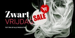 Verkoopblok Met Donkere Achtergrond - Professioneel Ontworpen