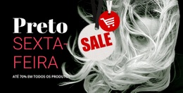 Bloco De Venda Com Fundo Escuro - Design De Site Profissional