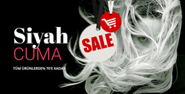 Koyu Arka Plan Ile Satış Bloğu Için WordPress Sitesi