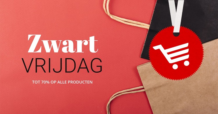 Beste Black Friday-deals CSS-sjabloon