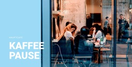 Kaffeepause - HTML5-Zielseite