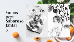 Jantar Leve Delicioso - Modelo HTML5