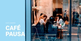Pausa Para Café - Página De Destino Multifuncional