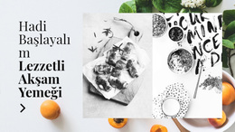 Lezzetli Hafif Akşam Yemeği - Premium WordPress Teması