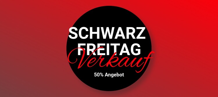 Schwarzer Freitag Kleidung Verkauf CSS-Vorlage