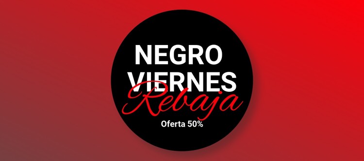 Venta de ropa de viernes negro Plantilla CSS