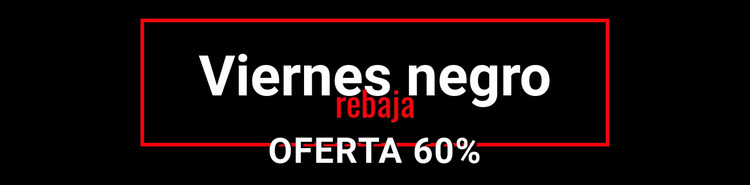 Venta loca de viernes negro Plantilla Joomla