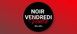 Vente De Vêtements Black Friday - Maquette De Site Web Pour N'Importe Quel Appareil