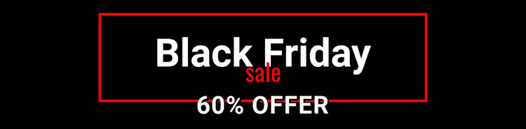 Black friday crazy sale  Joomla Template