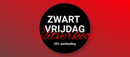 Zwarte Vrijdag Kledingverkoop