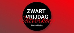 Zwarte Vrijdag Kledingverkoop