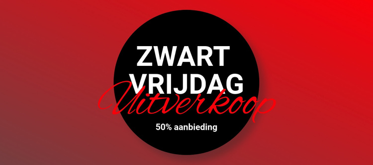 Zwarte vrijdag kledingverkoop WordPress-thema