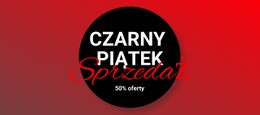 Wyprzedaż Odzieży W Czarny Piątek - HTML Site Builder