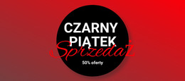 Wyprzedaż Odzieży W Czarny Piątek - Nowoczesny Szablon Internetowy