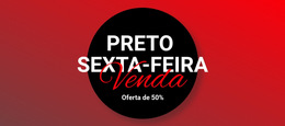 Liquidação De Roupas Pretas Sexta-Feira