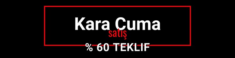 Kara Cuma çılgın satış Html Web Sitesi Oluşturucu