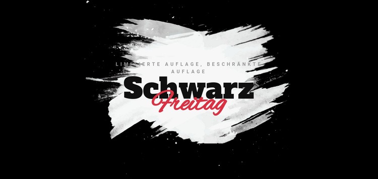 Schwarzer Freitag-Verkaufsbanner Website design
