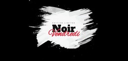 Bannière De Vente Vendredi Noir – Modèles Gratuits