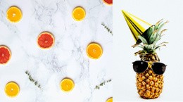 Photo De Fruits - Page De Destination Polyvalente