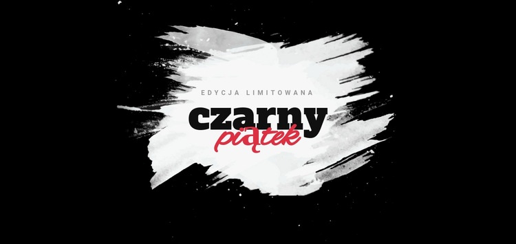 Czarny piątek sprzedaż transparent Makieta strony internetowej