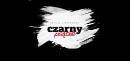 Czarny Piątek Sprzedaż Transparent