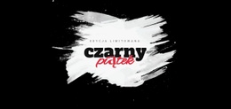 Czarny Piątek Sprzedaż Transparent - Szablon Jednej Strony