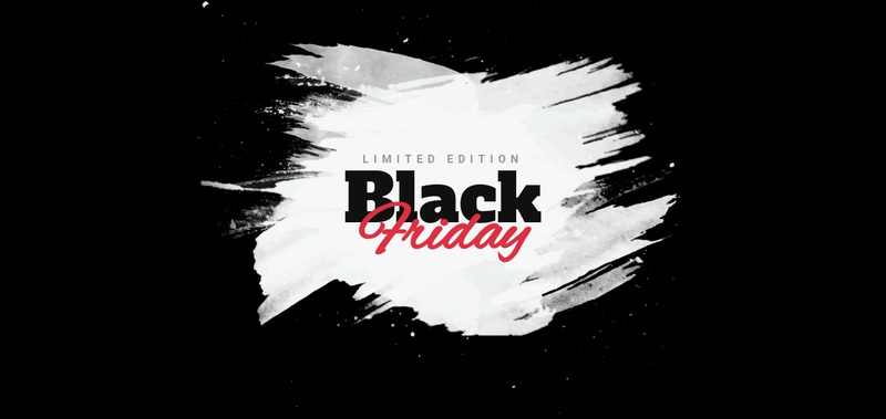 Black friday sale banner Web Page Design
