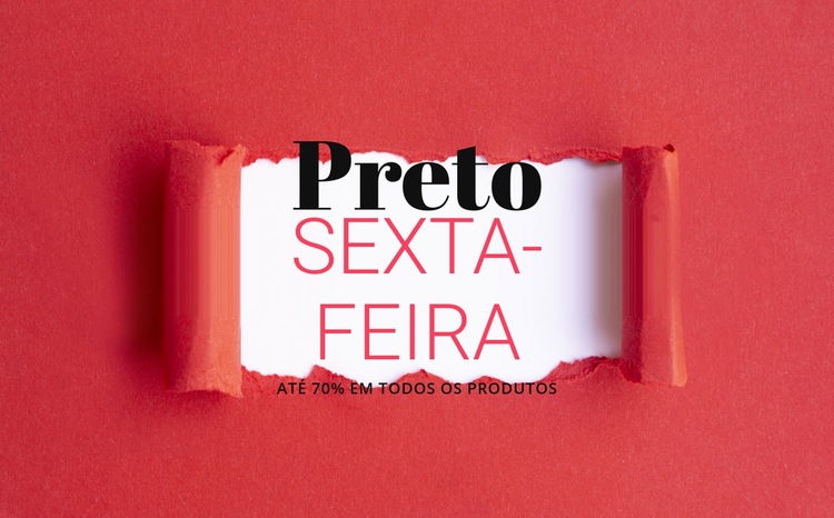 Compre ofertas e promoções especiais Design do site