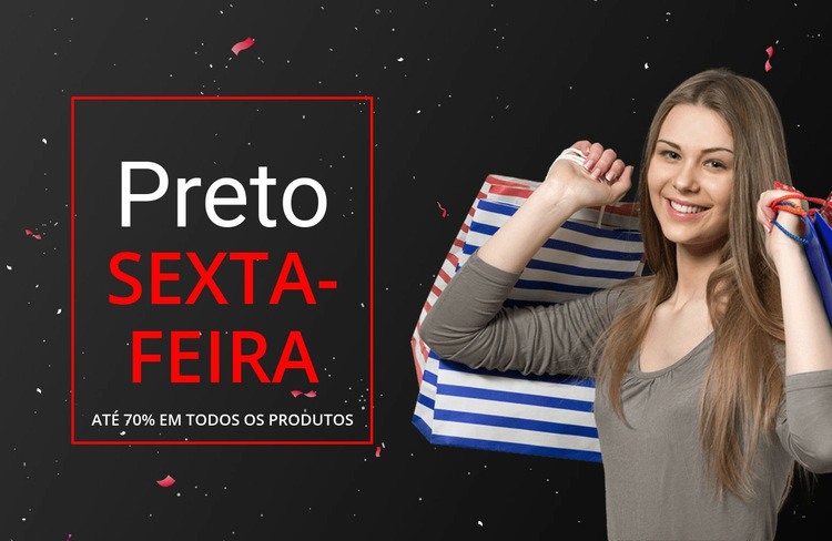 Ofertas frescas para você Maquete do site