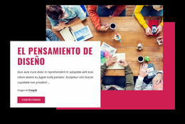 Cursos De Pensamiento De Diseño - Plantilla Joomla Moderna