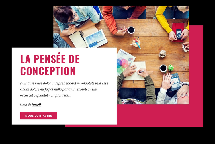 Cours de design thinking Thème WordPress