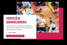 Tervezési Gondolkodási Tanfolyamok Egyszerű HTML CSS-Sablon