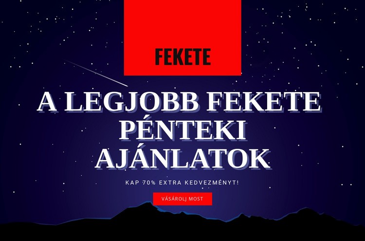 Akciók és értékesítés online HTML Sablon