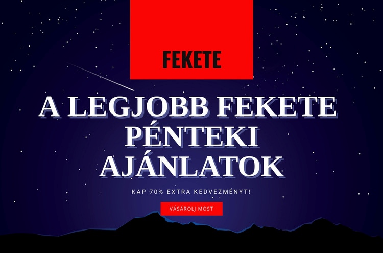 Akciók és értékesítés online Sablon