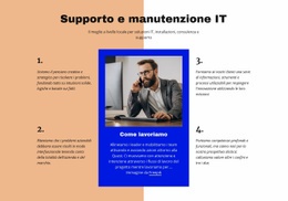 Supporto IT - Design Del Sito Web Scaricabile Gratuitamente