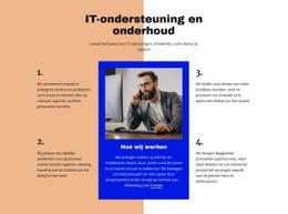 IT Ondersteuning - Professionele Bestemmingspagina