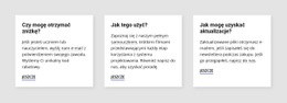 Odpowiedzi Na Główne Pytania - Makieta Projektu Strony Internetowej