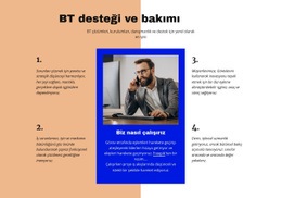 Bilişim Destek - Profesyonel Açılış Sayfası