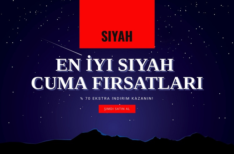 Çevrimiçi fırsatlar ve satışlar HTML Şablonu