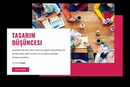 Tasarım Odaklı Düşünme Kursları Için Web Sitesi Tasarımı