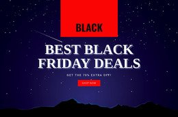 Deals And Sales Online - Drag & Drop Website Mockup