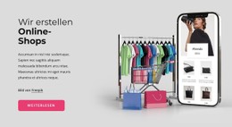 Wir Erstellen Onlineshops