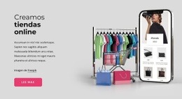 Creamos Tiendas Online: Maqueta De Sitio Web Moderno
