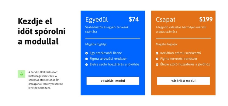 Kezdjen el időt spórolni HTML Sablon