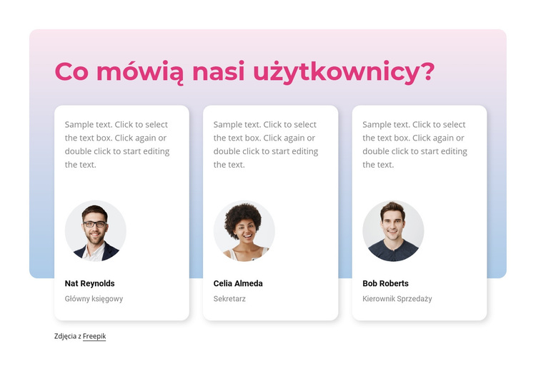 Co mówią nasi użytkownicy Motyw WordPress