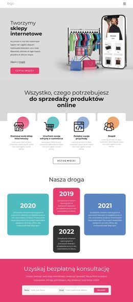 Budujemy Sklepy - Prosty Szablon Strony Internetowej