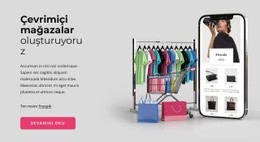 Çevrimiçi Mağazalar Yaratıyoruz - HTML Website Builder